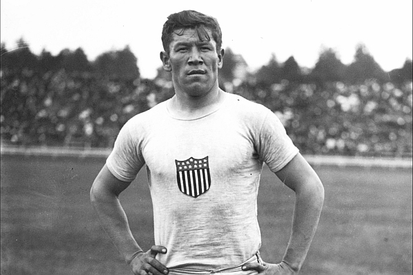 Jim Thorpe at the Stockholm Games in 1912